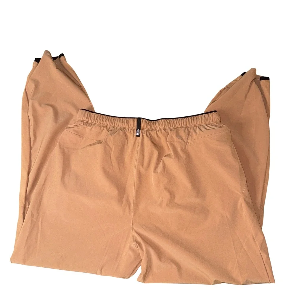 The North Face lightstride Pants Small Tan NF0A84FG Elastic Waist Jogger‎